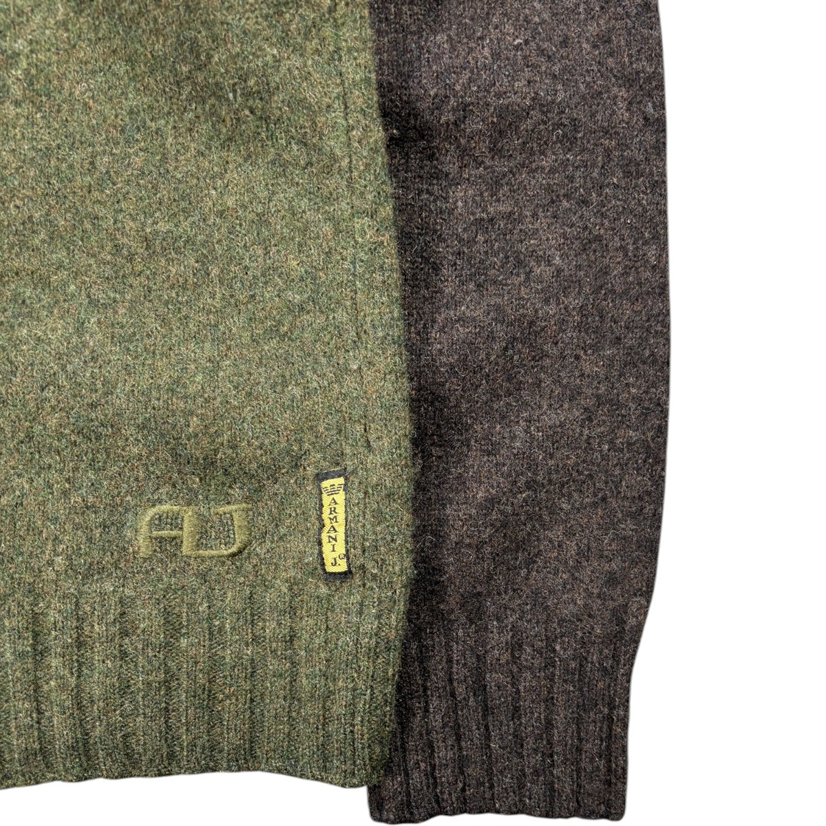 Armani Jeans 00’s Wool Knit Jumper M | Medium, Green