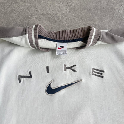 Nike 1990s heavyweight embroidered sweatshirt (XL)