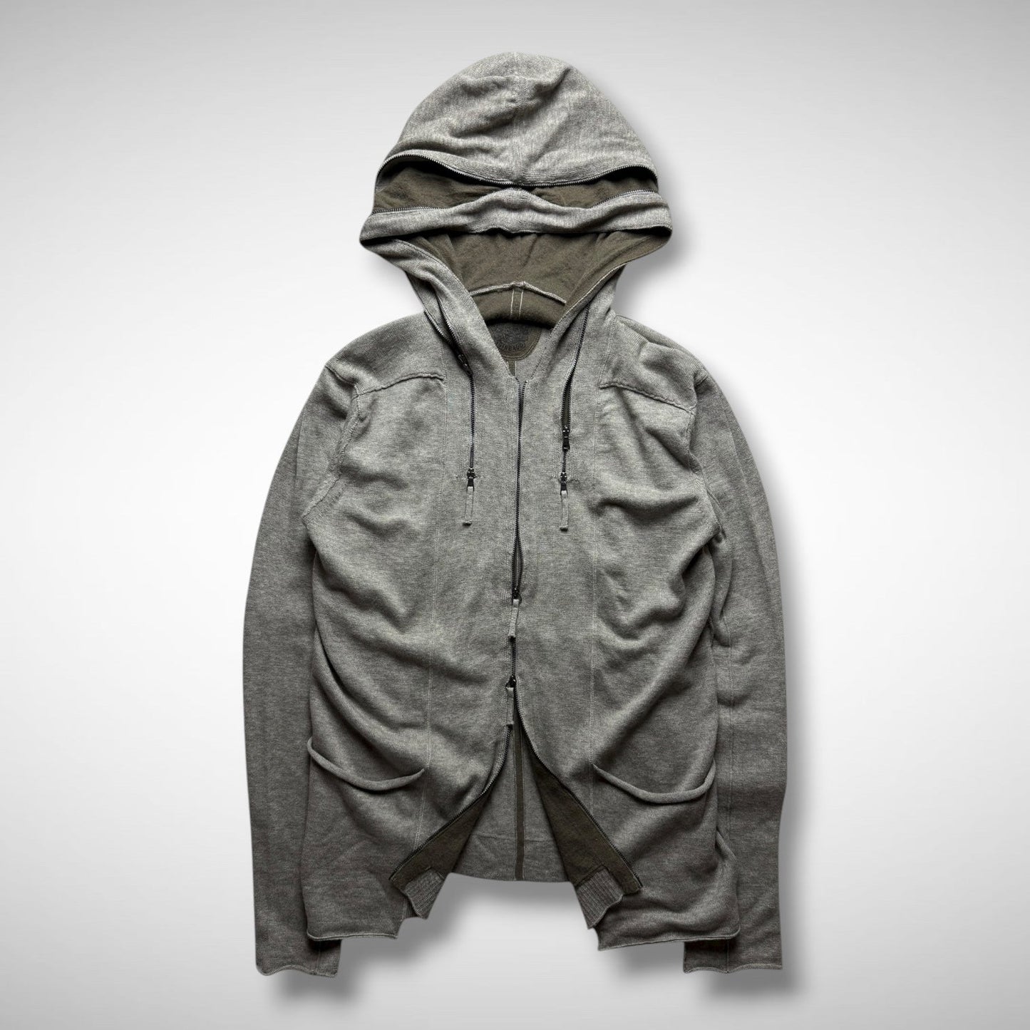 Marithé + François Girbaud Double Hooded Zip Jacket (2000s)