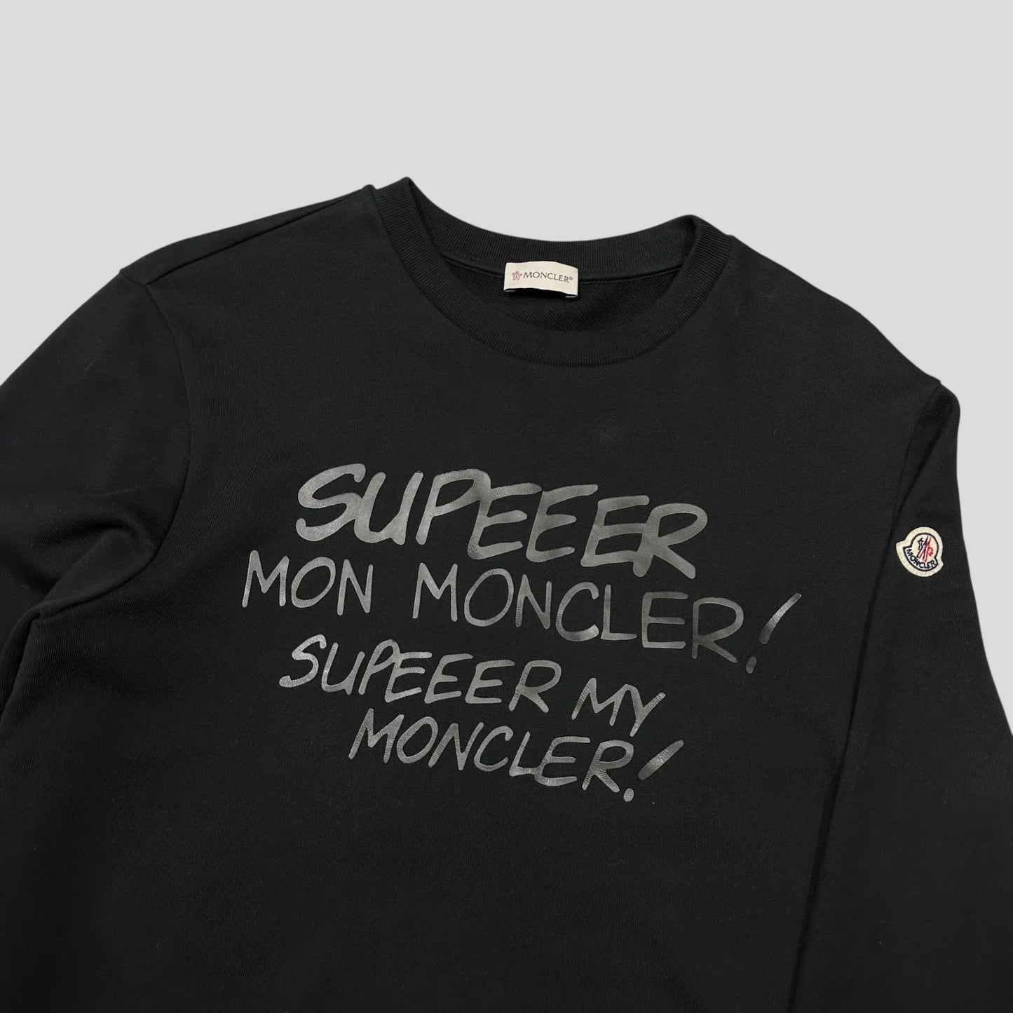 Moncler Supeeer My Moncler! Logo Sweatshirt - M