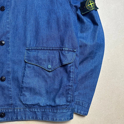 S/S 1995 Blue Selvedge Denim Blouson Work Jacket