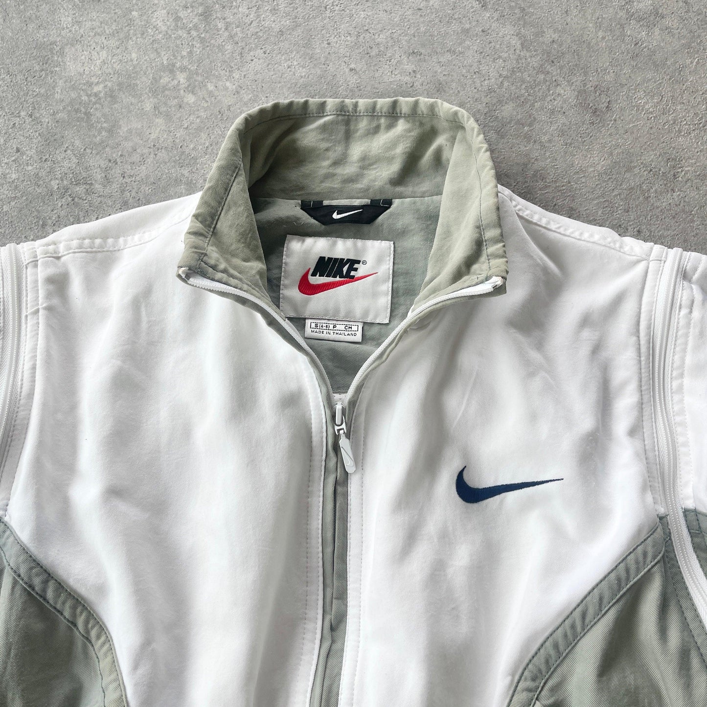 Nike RARE 1990s convertible colour block track jacket (S) - Known Source