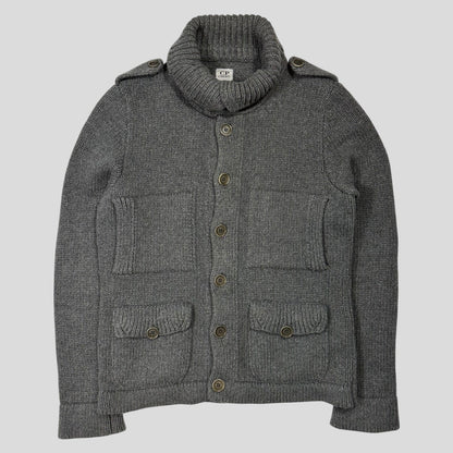 CP Company 00’s Thick Italian Wool Multipocket Cardigan - M