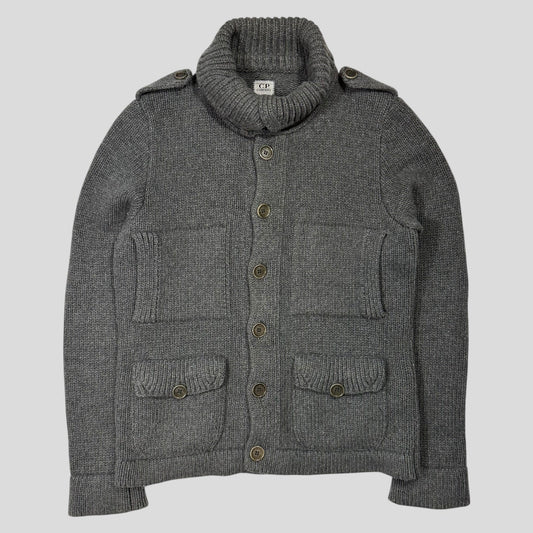 CP Company 00’s Thick Italian Wool Multipocket Cardigan - M