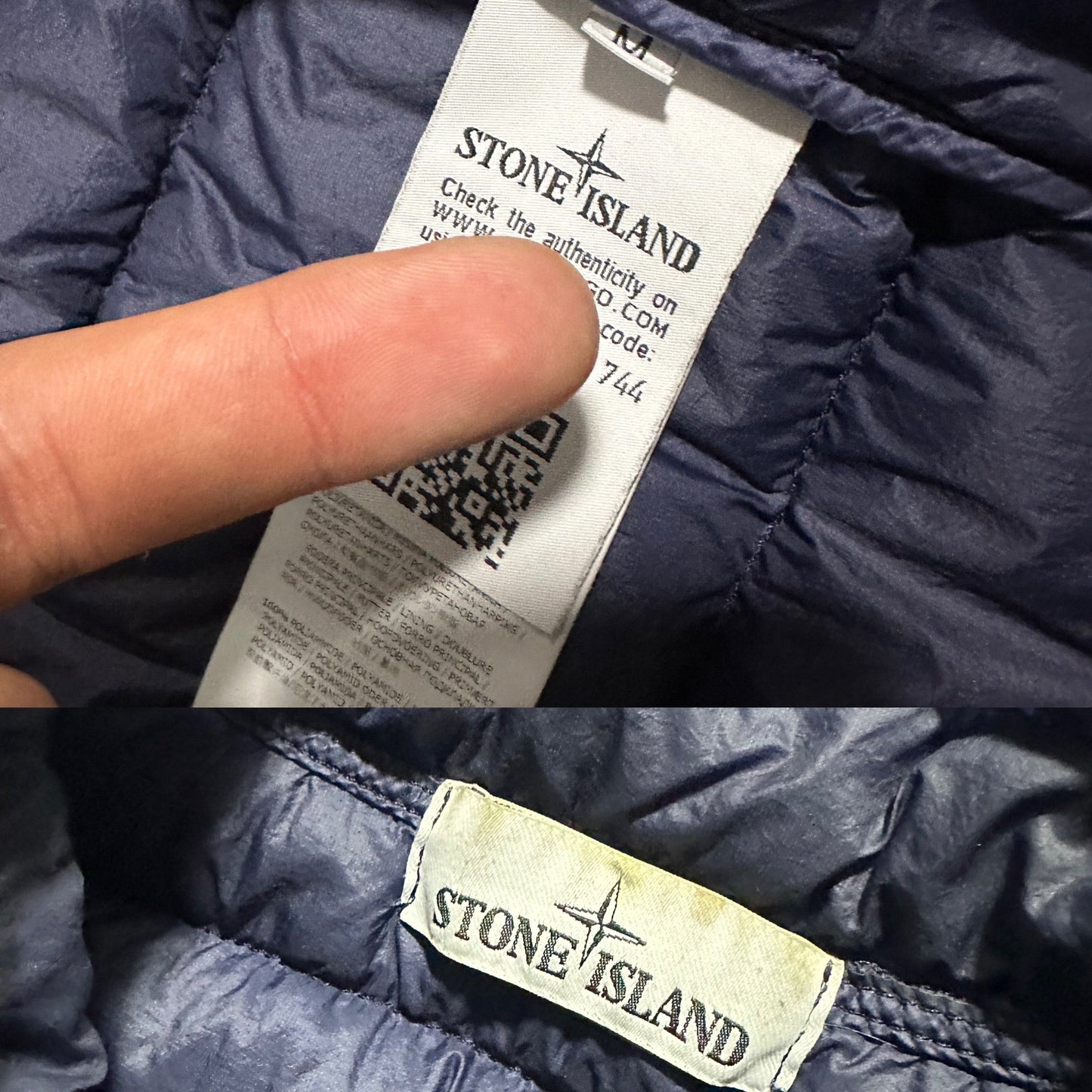 Stone Island Garment Dyed Micro Yarn Down Gilet Body Warmer