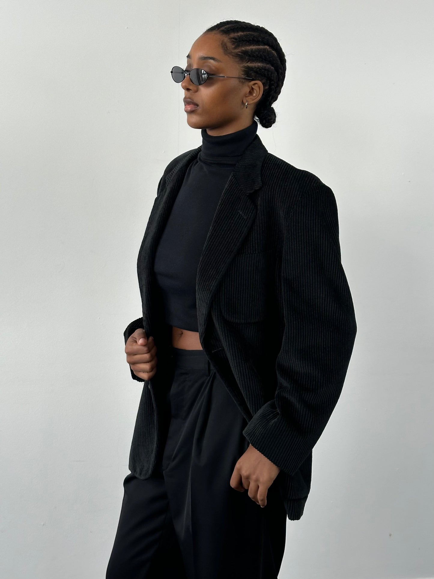 Christian Dior Monsieur 1990s Corduroy Single Breasted Blazer - 40R/M