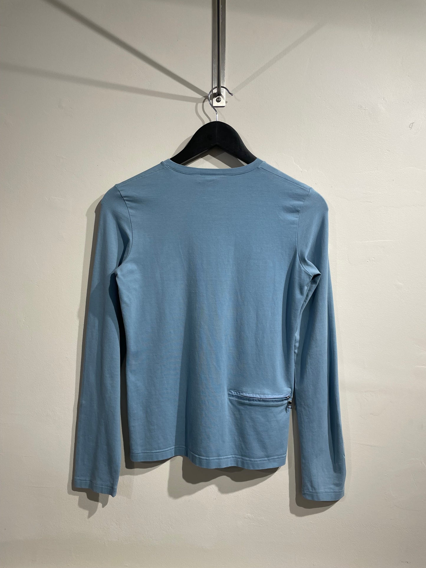 Prada Sport 00s Long Sleeve Rear Pocket T-Shirt | Medium, Red