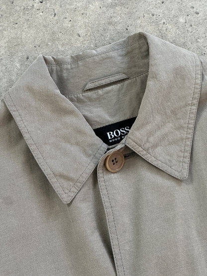 Hugo Boss 2000s Single Breasted Trench Coat - L/XL