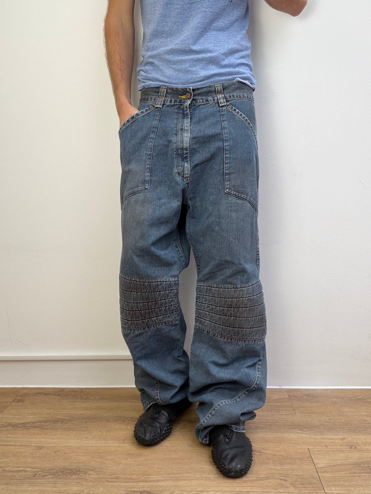 Levi's Engineered Panelled Jeans | W36, Red