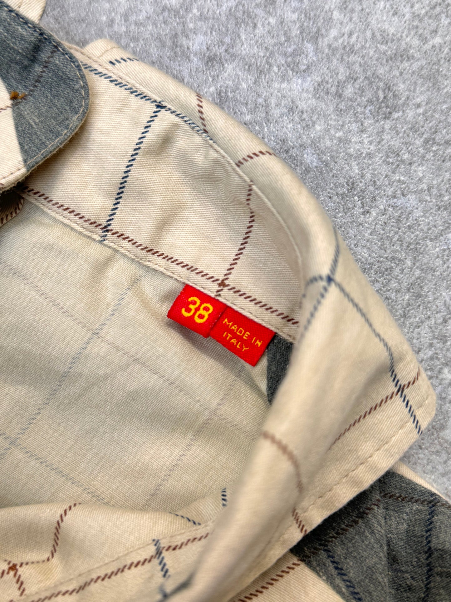 Vivienne Westwood Red Label Plaid Reverse Button Down Shirt