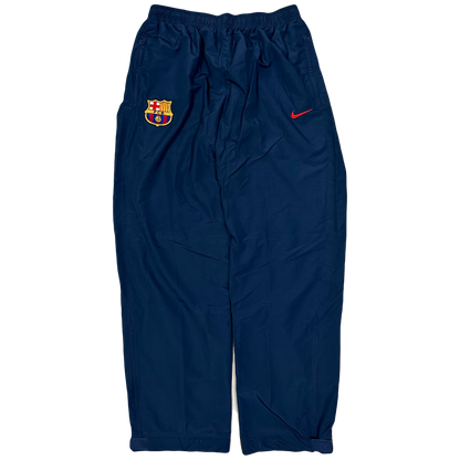 Nike Total 90 Barcelona 2005/06 Tracksuit In Red & Navy ( L )