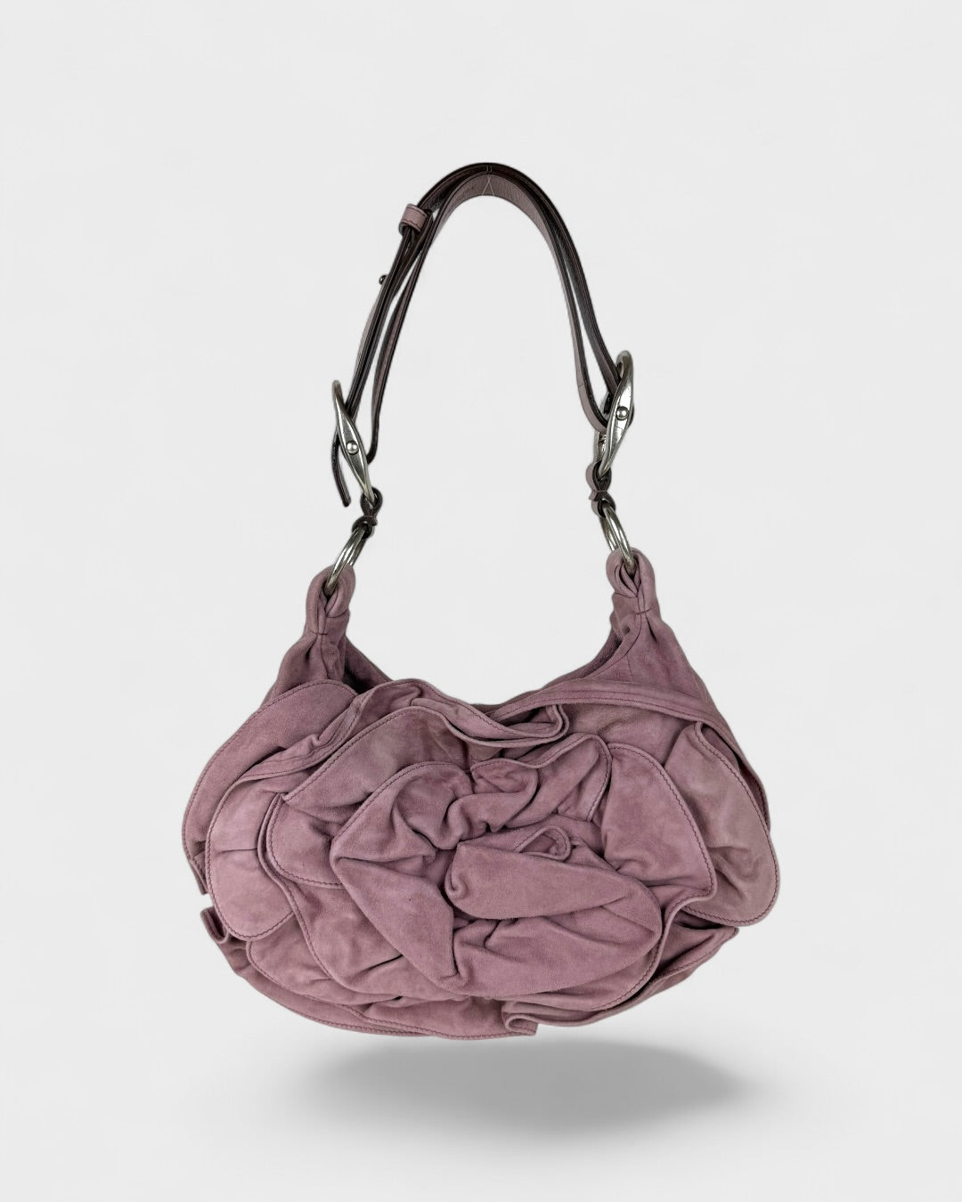 2003 Yves Saint Laurent YSL Rive Gauche Suede Nadja Handbag | O/S, Multicoloured