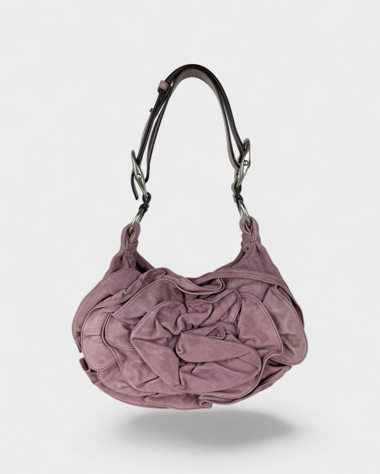 2003 Yves Saint Laurent YSL Rive Gauche Suede Nadja Handbag | O/S, Multicoloured