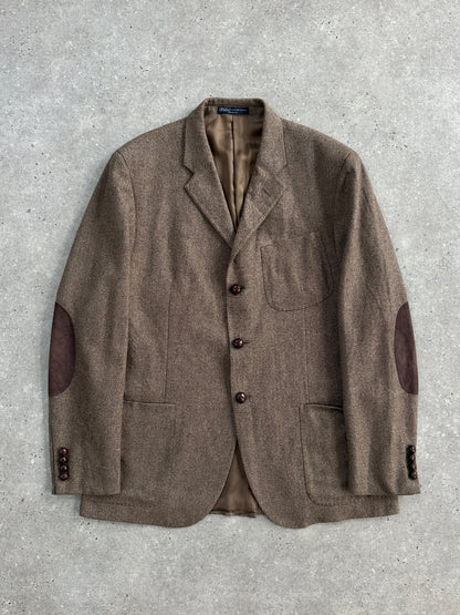 Ralph Lauren Polo 2010s Pure Wool Herringbone Blazer - 44R/XL