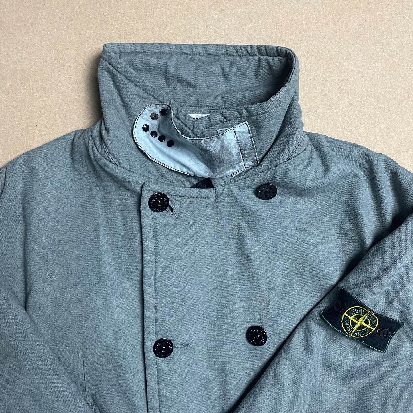 A/W 1997 Summit Grey Treated Wool Pea Coat