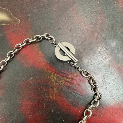 Dolce & Gabbana Steel Spellout Chain Necklace