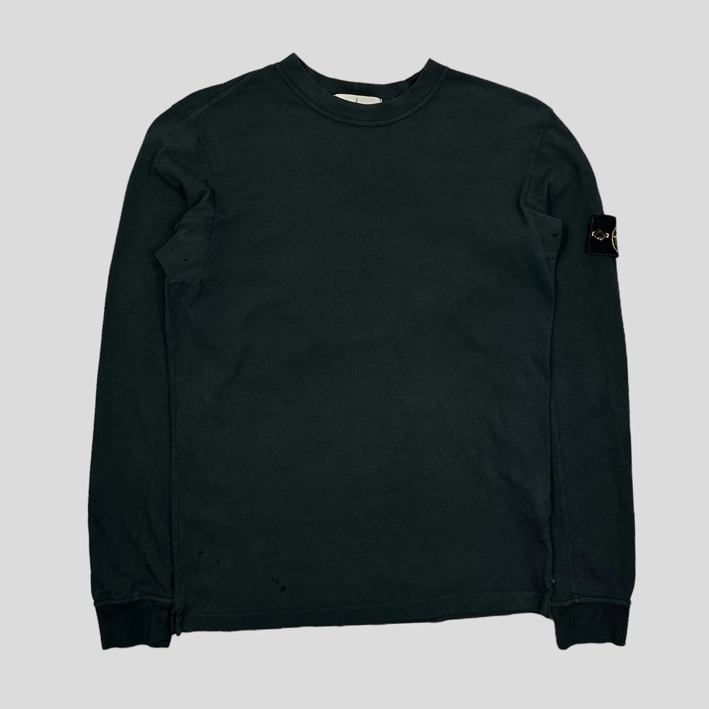 Stone Island Badged Longsleeve T-shirt - M
