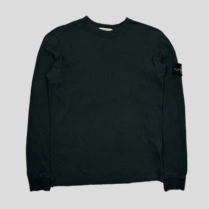 Stone Island Badged Longsleeve T-shirt - M