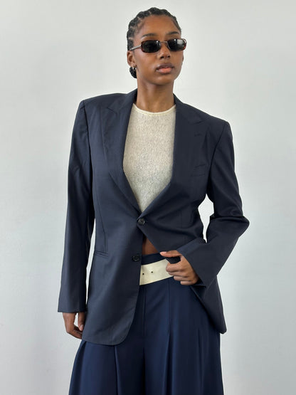 Yves Saint Laurent Rive Gauche 1990s Pure Wool Blazer - 36R/M