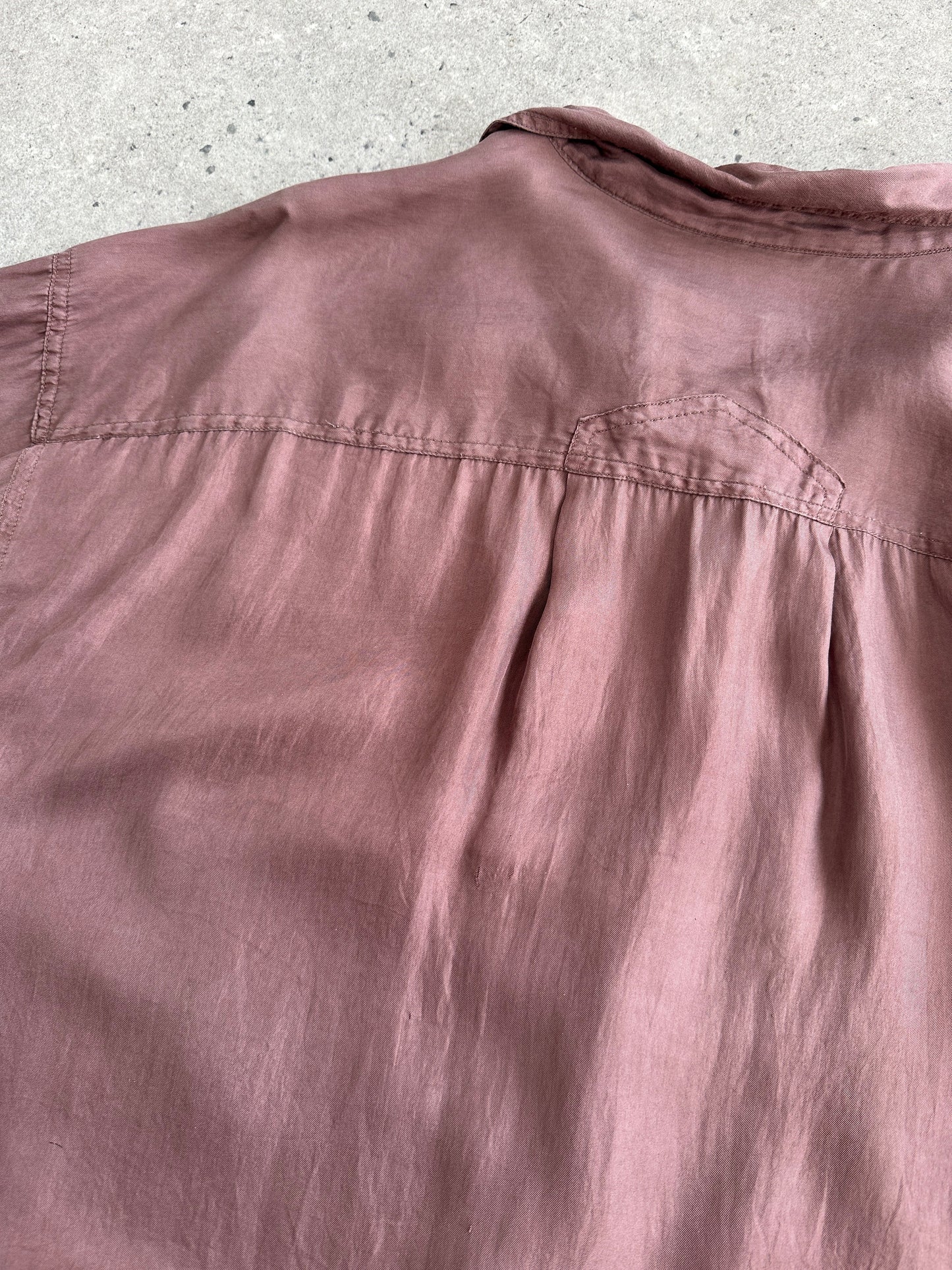 Vintage 90s Pure Silk Shirt - XL
