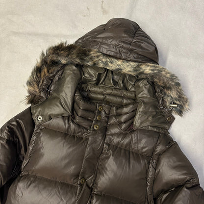 Takeo Kikuchi Puffer Jacket & Gilet With Fur Hood ( L )