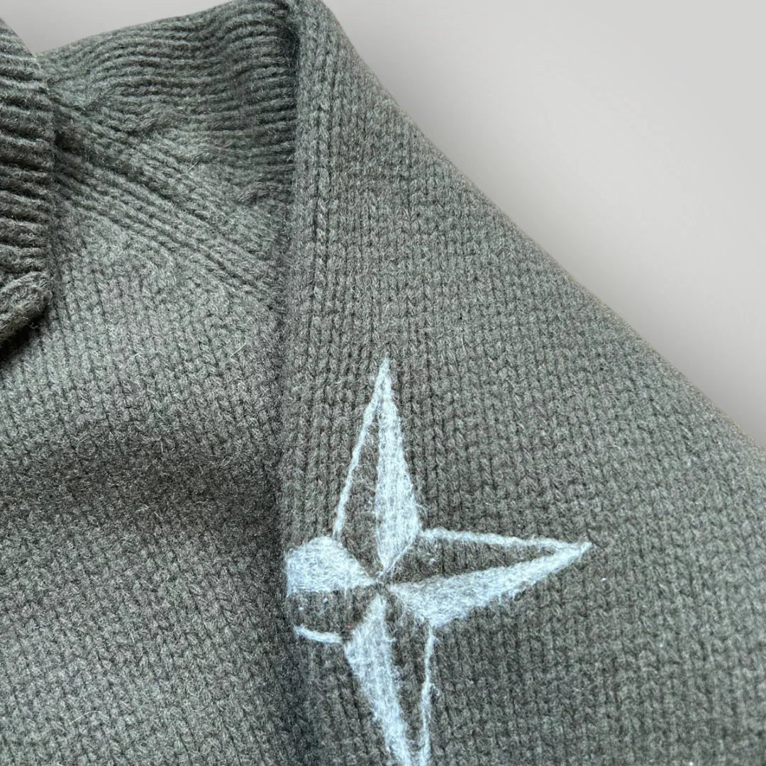 Stone Island AW/2001 Knitted Button Up S/M