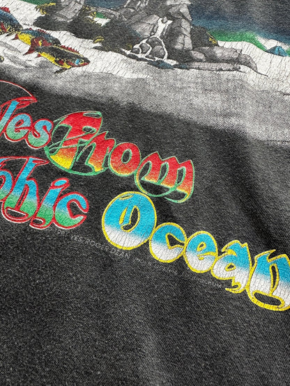 1991 YES Tales From Topographic Oceans T-Shirt - XL | X-Large, Red