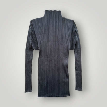 Issey Miyake Pleats Please Funnel Neck Long Sleeve 3