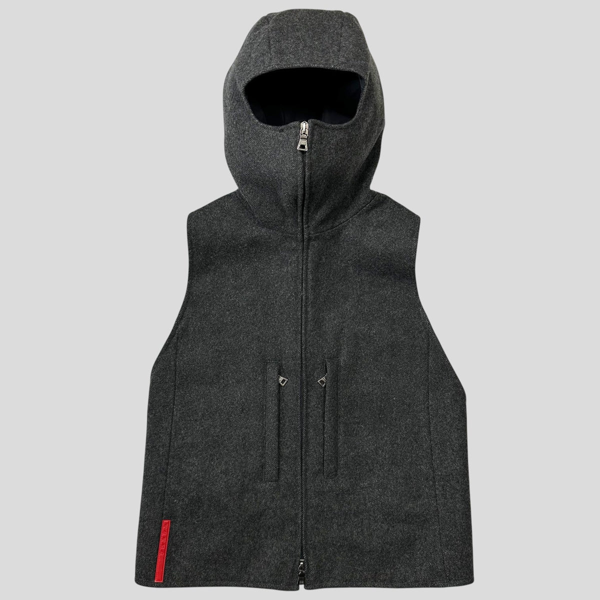 Prada Sport AW99 Technical Wool Ninja Harness Vest - IT42 (S) | Grey