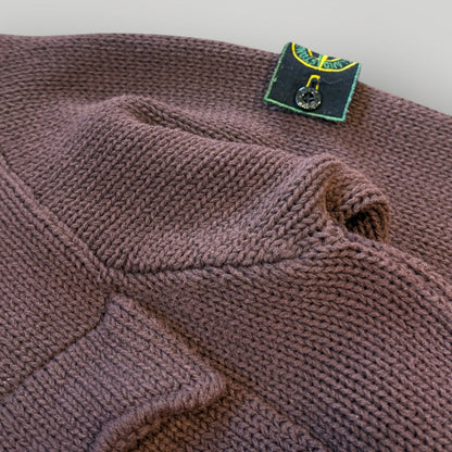 Stone Island SS/2000 Cable Knit Quarter Zip M