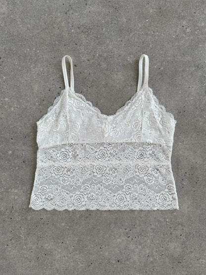 Vintage 2010s Lace Cami Top - M