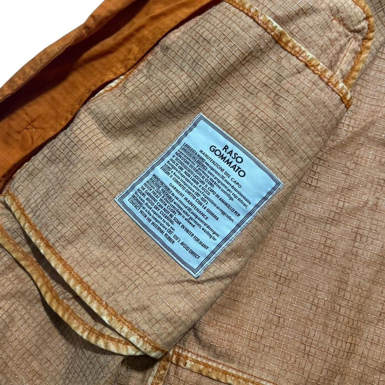 Stone Island 1997 Raso Gommato Mesh Jacket | Medium, Orange