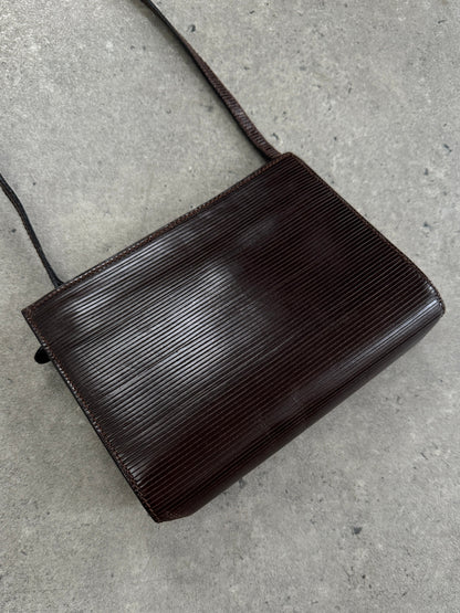 Giorgio Armani Le Collezioni 1990s Leather Crossbody Bag