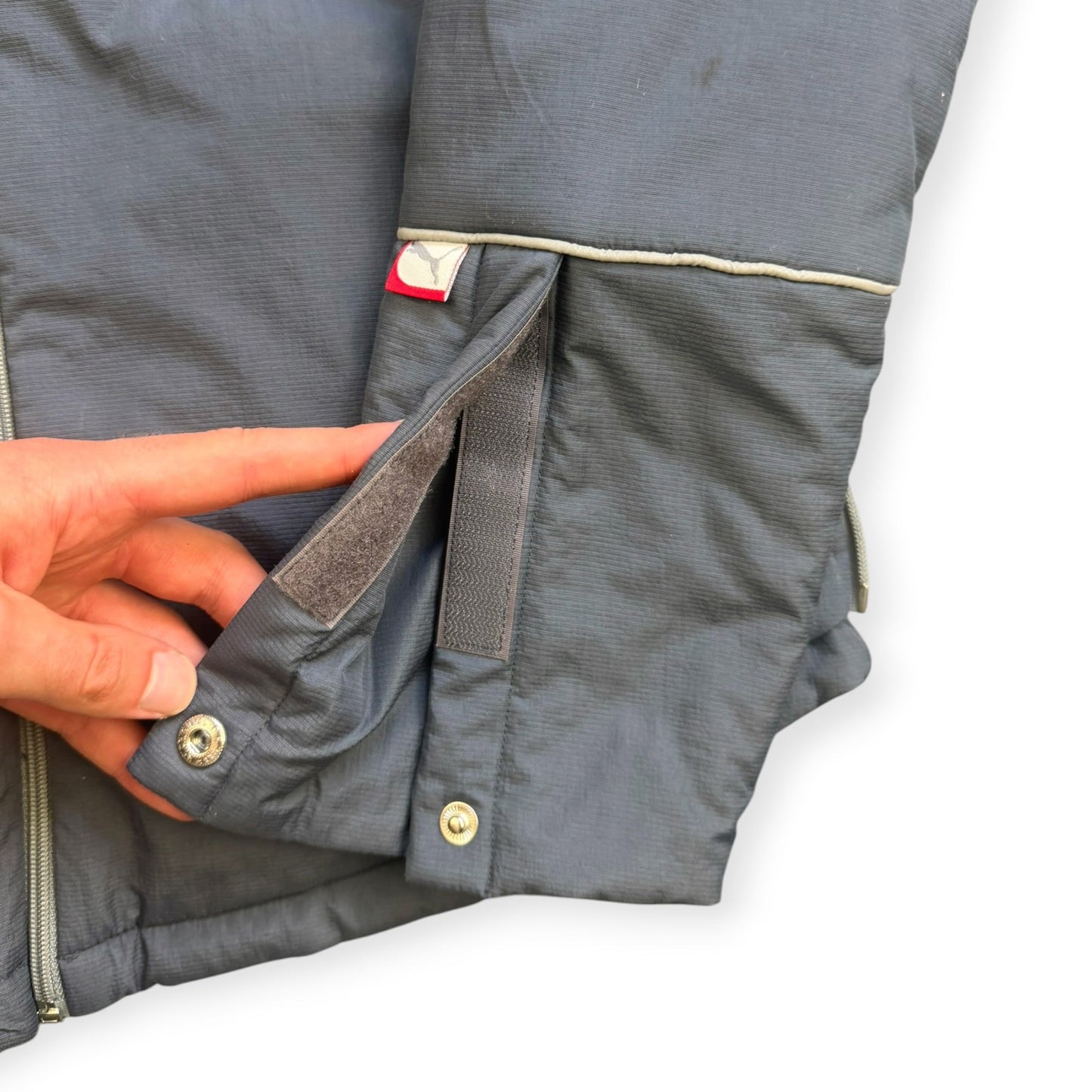 2000's Puma Asymmetric 2-way Flap Jacket ‘Sample’ (S) | Small, Multicoloured
