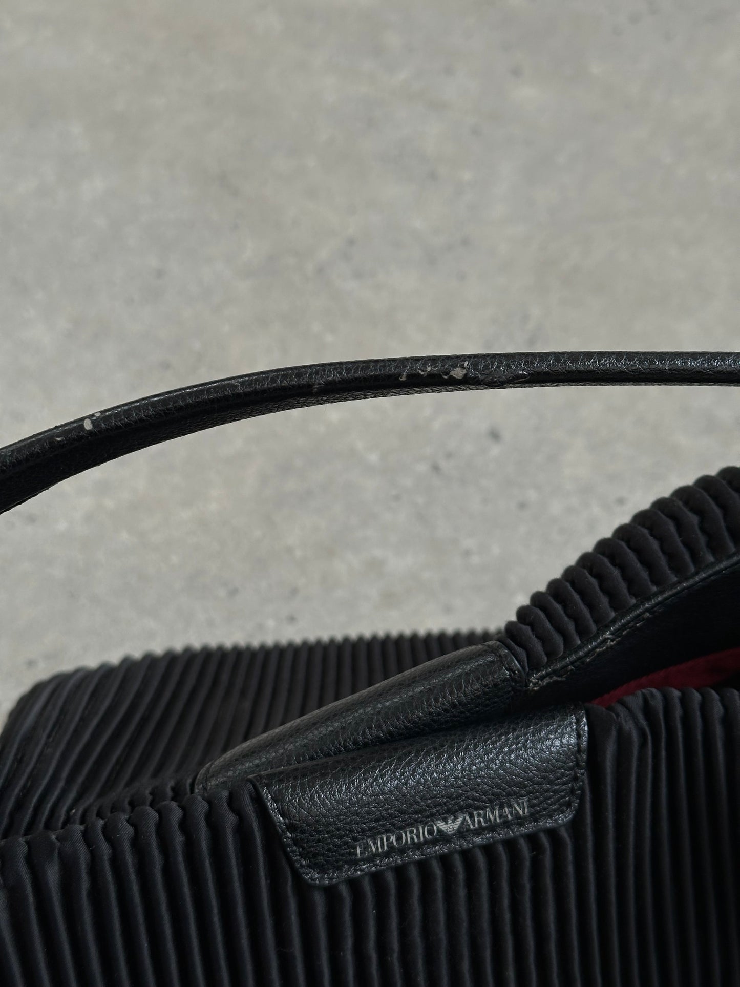 Emporio Armani Pleated Shoulder Bag