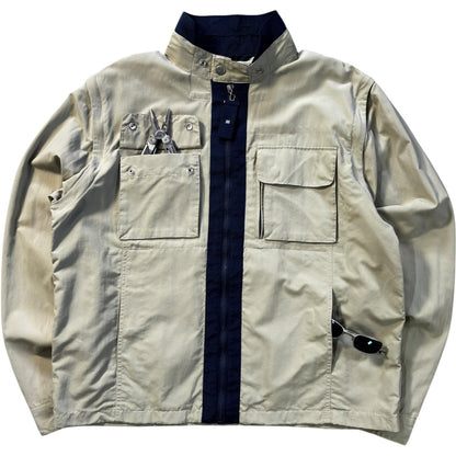 Armani Jeans 00’s Convertible Multipocket Jacket XL | XL, Beige