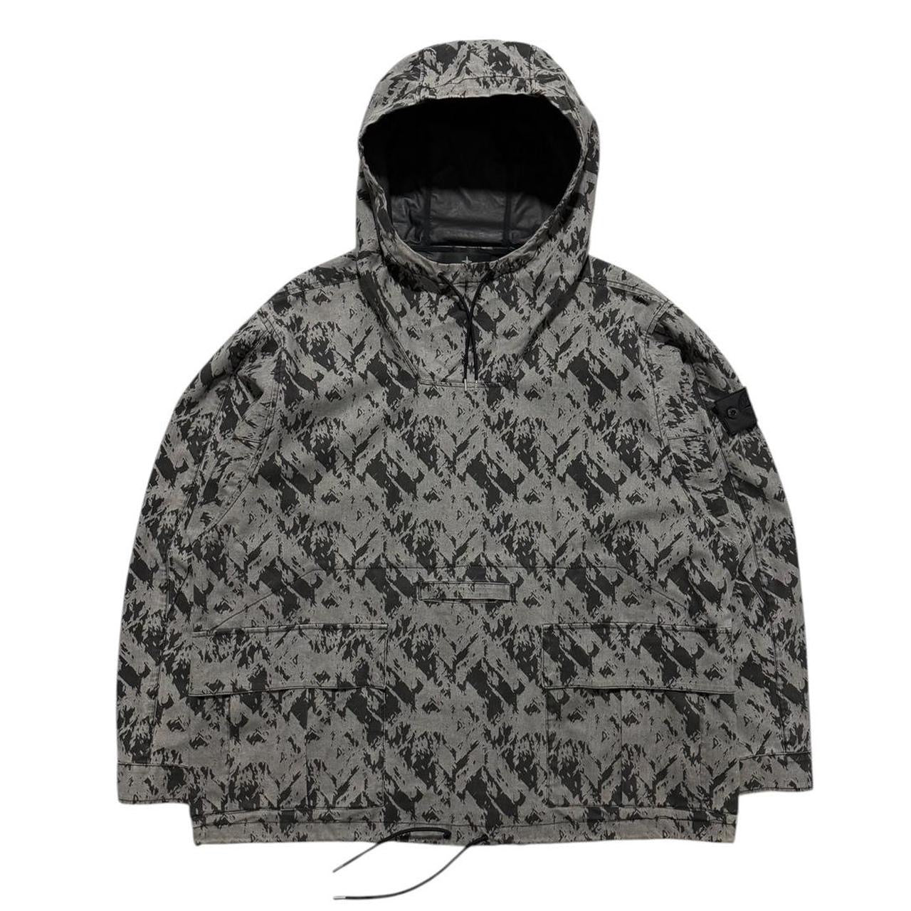 Stone Island Shadow Project Discharge Camo Smock Jacket | Large, Camo