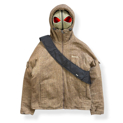 2000's Nike Air Max Full Zip Face Mask Hoodie (M) | Default Title, Green
