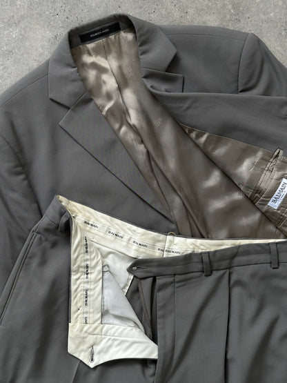 Balmain 1990s Wool Single Breasted Suit - 42R/W34