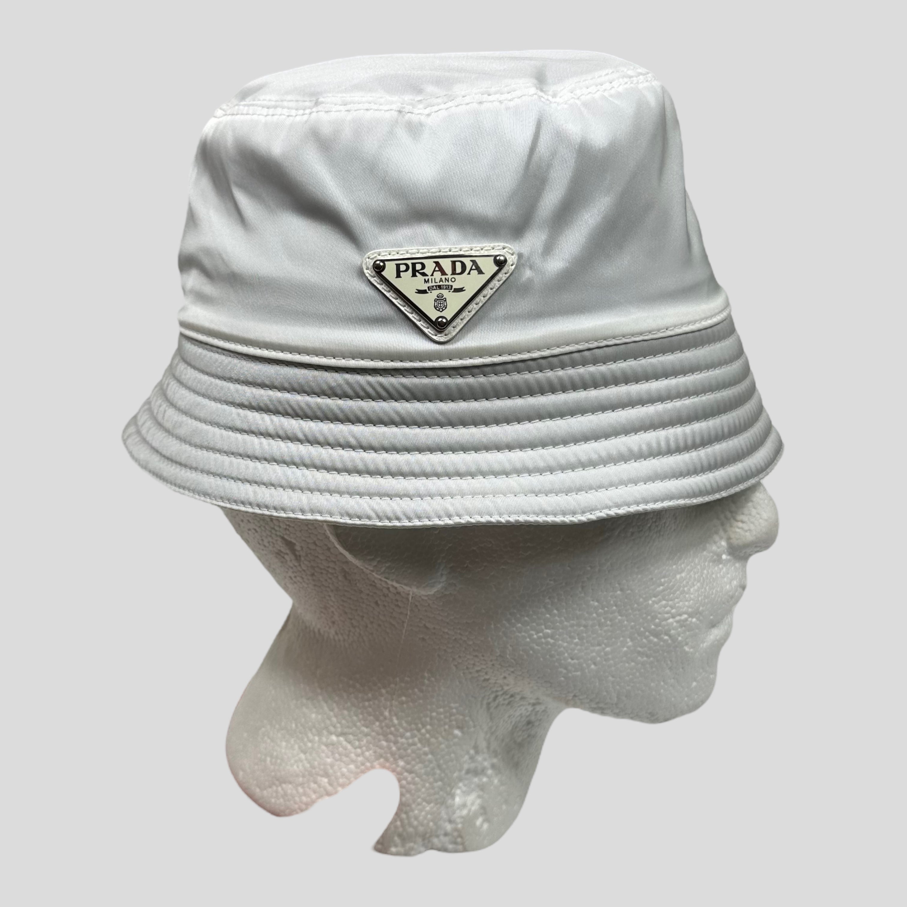 Prada Milano Nylon Bucket Hat M Known Source