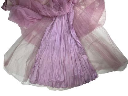 1950s Lee Delman pink tulle gown