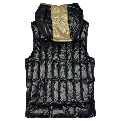 Duvetica Hooded Puffer Gilet In Black (S) | Small, Black