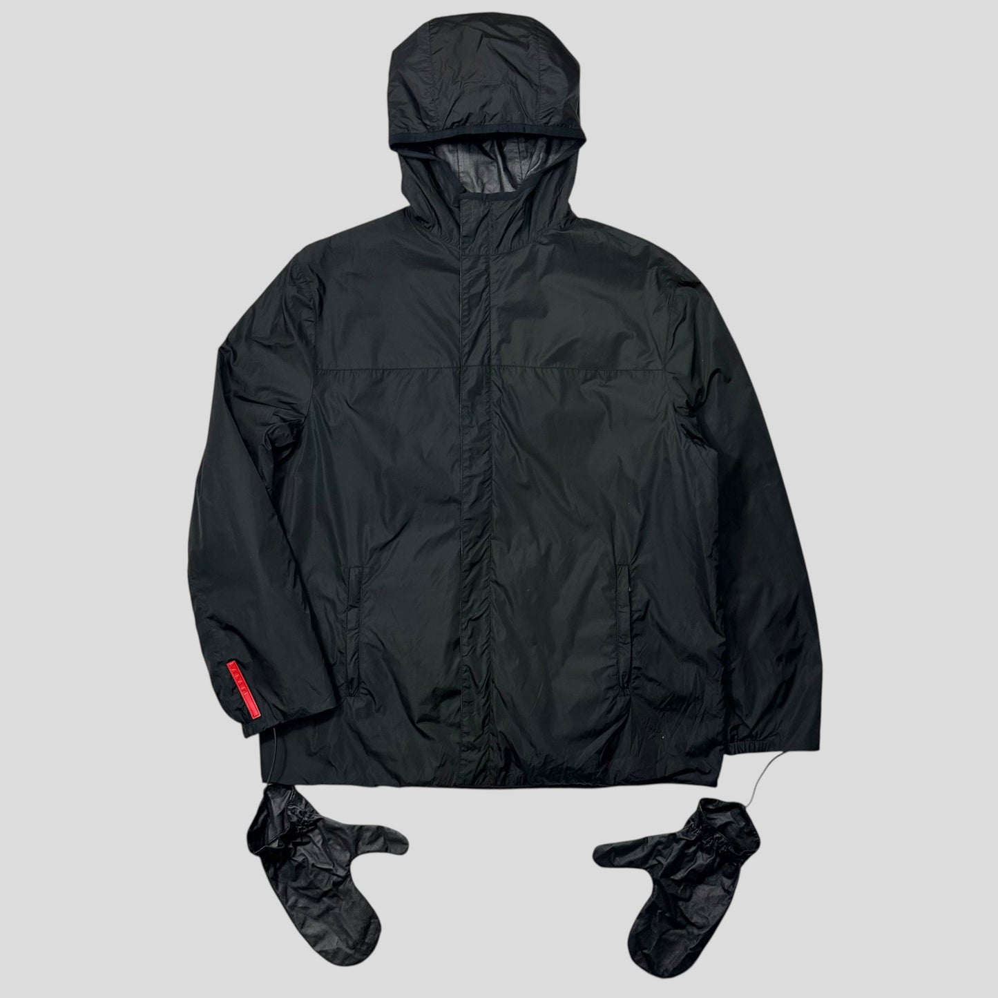 Prada Sport 1999 Hydrophobic Taped Seam Reversible Glove Jacket - IT50 (L) | Default Title, Multicoloured