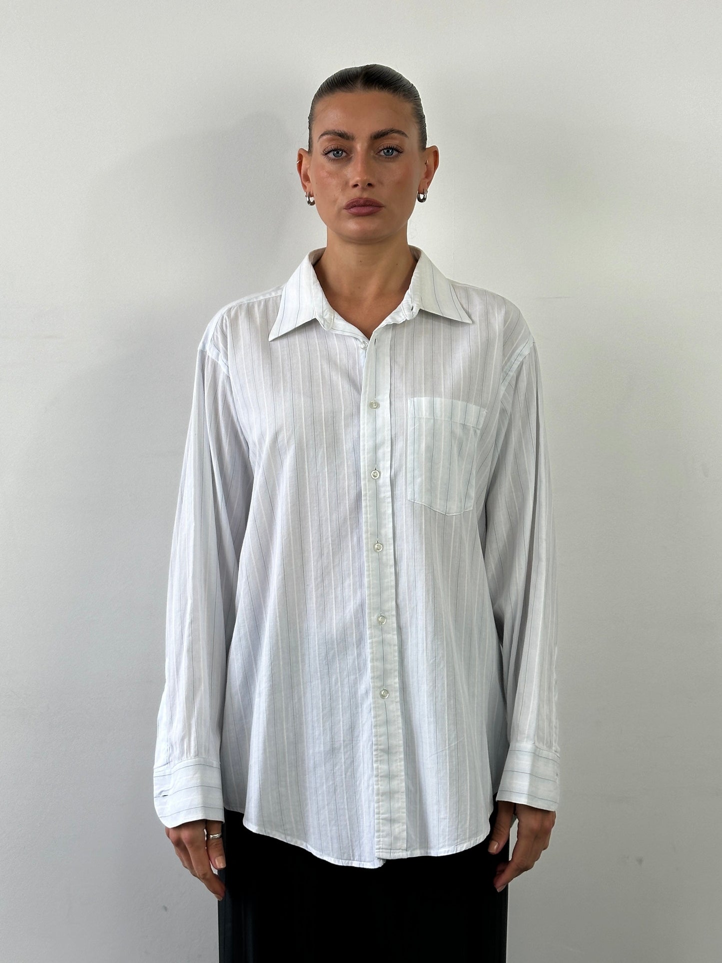 Christian Dior Monsieur Stripe Pure Cotton Shirt - XL