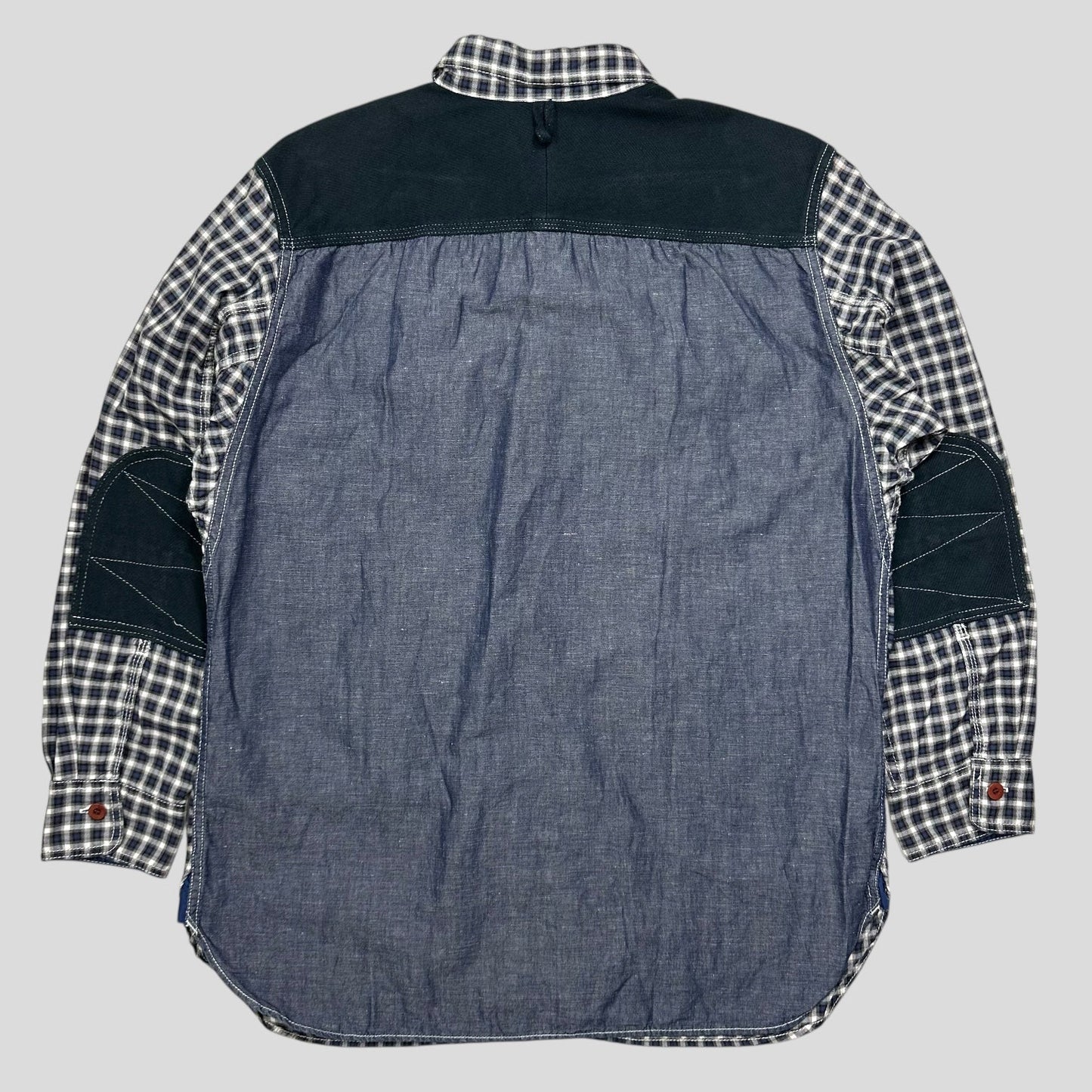 Junya Watanabe MAN 2019 Shadow Plaid Cargo Shirt - M/L