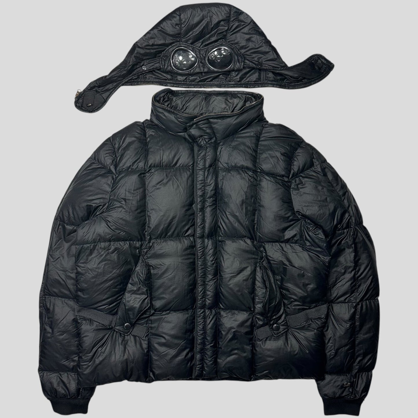 CP Company 00’s Nylon Goose Down Goggle Puffer Jacket - IT56 (L/XL) | Default Title, Black
