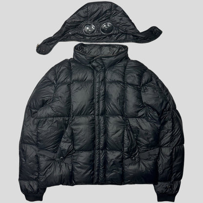 CP Company 00’s Nylon Goose Down Goggle Puffer Jacket - IT56 (L/XL) | Default Title, Black