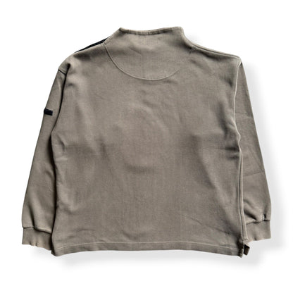 2000's Ted Baker Asymmetric Stash Pocket Sweatshirt (L) | Large, Khaki