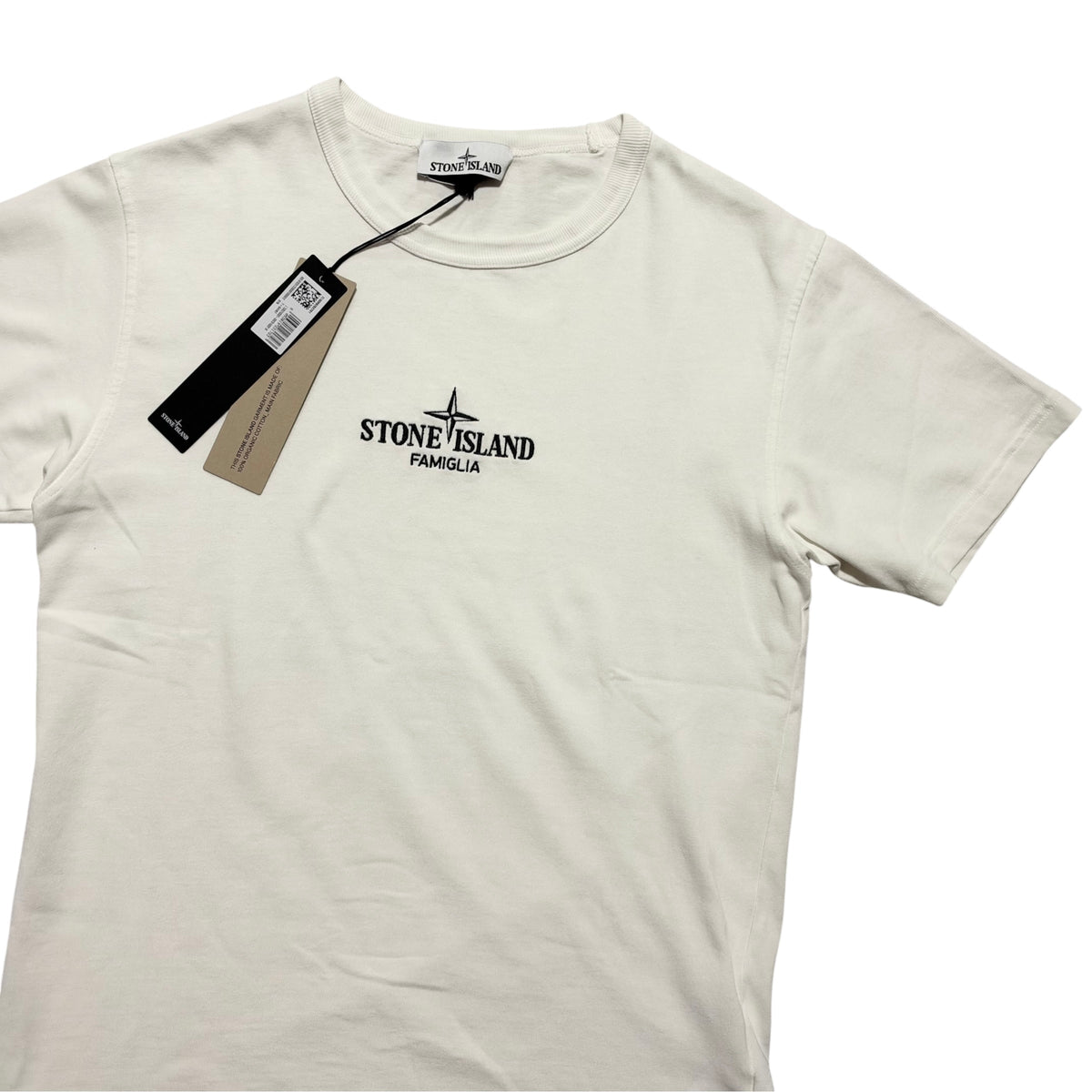 Stone Island Familia T-Shirt | Medium, White