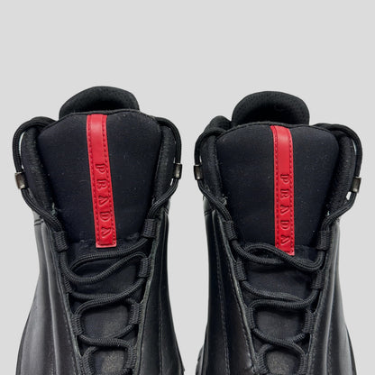 Prada Sport 00’s Leather & Nylon Boots - UK6 | 6, Black